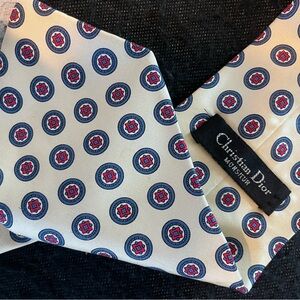 Christian Dior Patterned Silk Tie